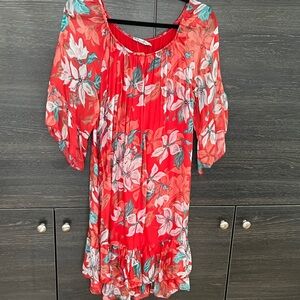 Elena Baldi Italian Silk Mix Off Shoulder 22” Ptp